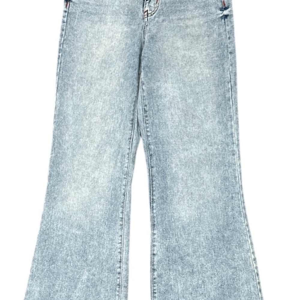 Jessica Simpson Flare Wide Leg Jeans in Classic Blue